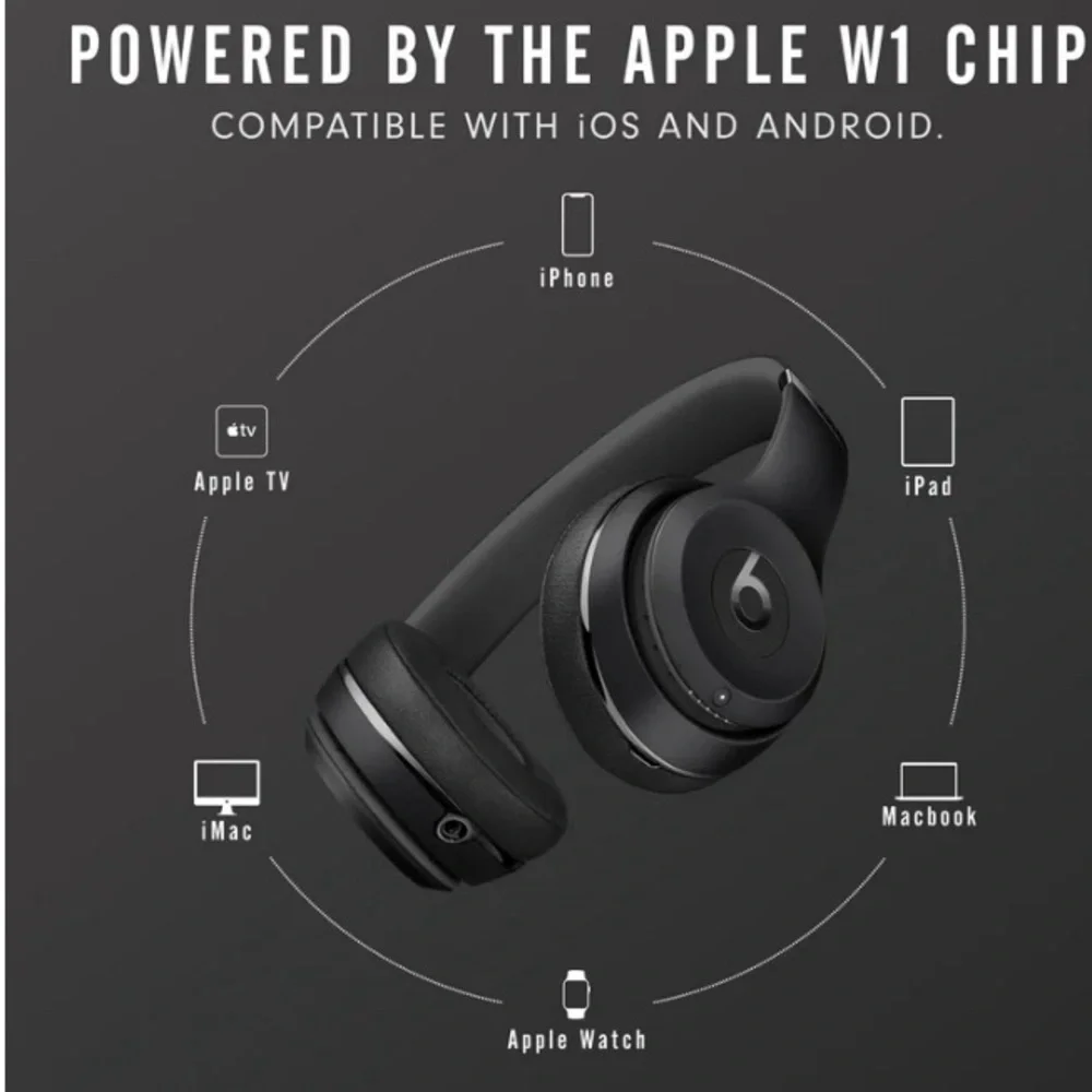 Beats by Dre Solo3 Wireless Headphones - Black